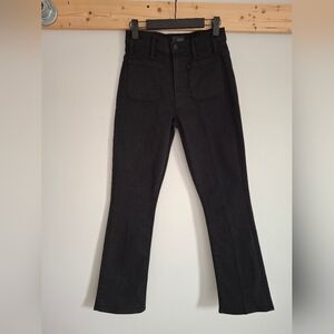 Mother Denim Size 26 The Insider Patch Pocket In Black